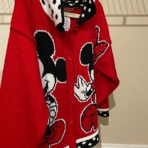 MINNIE AND MICKEY SWEATER SIZE 7/8
